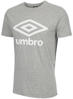 Umbro Groot Logo Heren Grijs T-Shirt - maat S