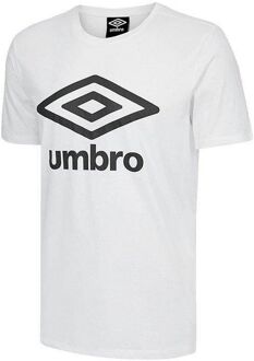 Umbro Groot Logo Heren Wit T-Shirt - S