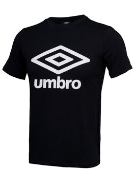 Umbro Groot Logo Heren Zwart T-Shirt - maat