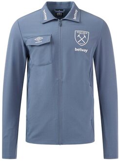 Umbro Heren 24/25 West Ham United FC Presentatiejack (Vuursteen) Middelblauw