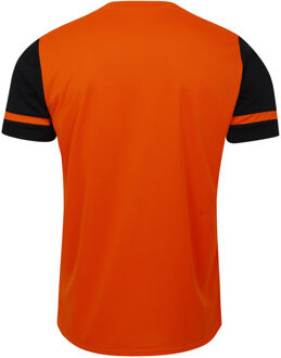 Umbro Heren Cavelle Jersey T-Shirt (Schokkend oranje/zwart) - maat