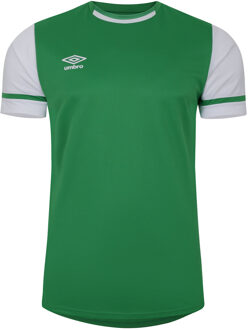 Umbro Heren Cavelle Jersey T-Shirt (Smaragd/Briljant Wit) - 2XL