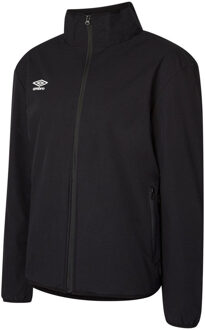Umbro Heren Club Essential Bonded Jacket (Zwart/Wit) - M
