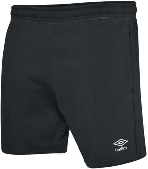 Umbro Heren Club Vrijetijdsshort (Zwart/Wit) - S