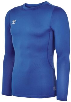 Umbro Heren Core Crew Neck Basislaag Top met lange mouwen (Royaal Blauw) - XL