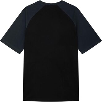 Umbro Heren Core Raglan T-shirt (Zwart/Grijs) - maat M