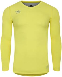 Umbro Heren Elite V Neck Base Layer Top (Citroen tonic) Geel - M
