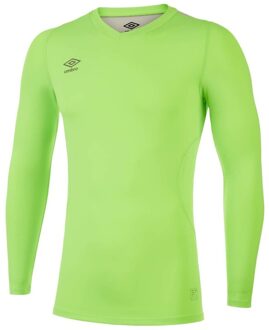 Umbro Heren Elite V Neck Base Layer Top (Groene Gekko) - 2XL
