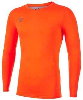 Umbro Heren Elite V Neck Base Layer Top (Schokkend Oranje) - S