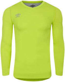 Umbro Heren Elite V Neck Base Layer Top (Zure kalk) Limoengroen