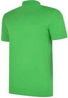 Umbro Heren Essential Poloshirt (Smaragd/Wit) - maat XL Groen