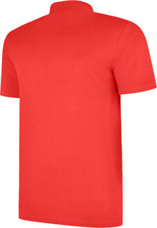 Umbro Heren Essential Poloshirt (Vermiljoen/Wit) Rood - L