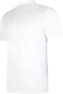 Umbro Heren Essential Poloshirt (Wit/zwart) - maat S
