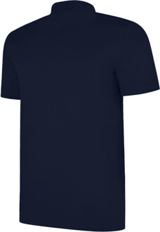 Umbro Heren Essential Poloshirt (Zwart/Wit) - maat L