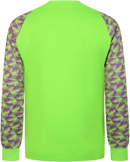 Umbro Heren Flux keepershirt met lange mouwen (Groene gekko/paarse cactus) Bos Groen - S