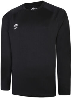 Umbro Heren Gebreide Rugby Raglan Top (Zwart) - maat
