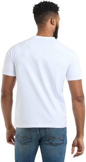 Umbro Heren Gelaagd Box Logo T-Shirt (Briljant wit) - S