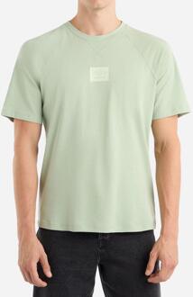 Umbro Heren Gelaagd Box Logo T-Shirt (Frosty groen) - M