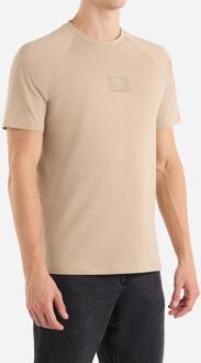 Umbro Heren Gelaagd Box Logo T-Shirt (Gewoon taupe) - maat M