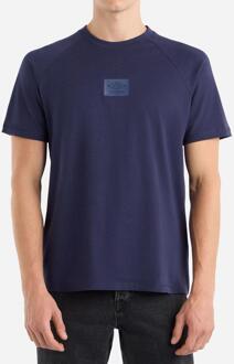 Umbro Heren Gelaagd Box Logo T-Shirt (Peacoat) Navy