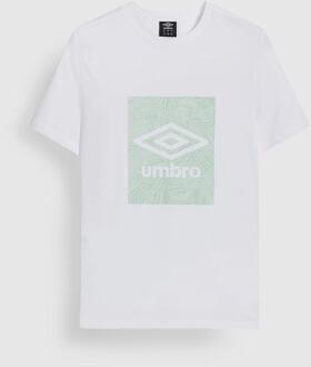 Umbro Heren Geo Wave T-Shirt (Briljant wit) - M