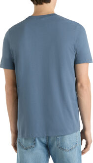 Umbro Heren Geo Wave T-Shirt (China Blauw)