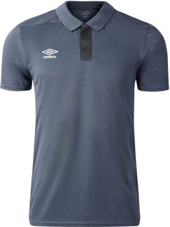 Umbro Heren Premier Polycotton Poloshirt (Grijs)