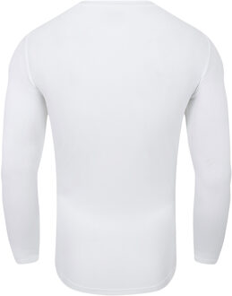 Umbro Heren Pro Base Layer Top met lange mouwen (Wit)
