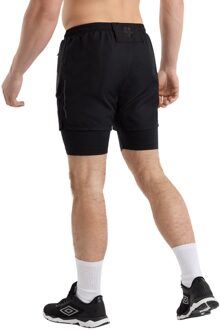 Umbro Heren Pro Training Elite Hybride Short (Zwart) - XL