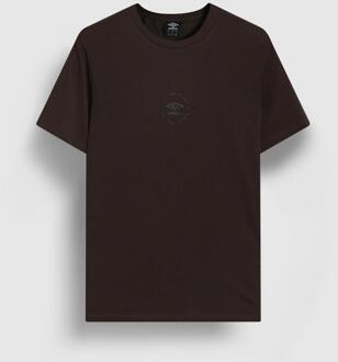 Umbro Heren Relaxed Fit T-shirt (Chocoladebruin) - maat