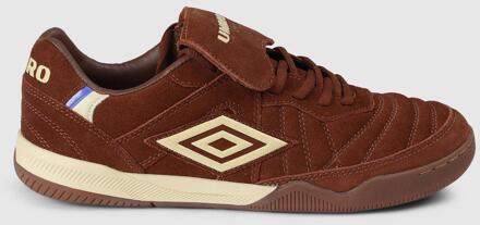 Umbro Heren Speciali Tr Flap Top Suede Trainers (Donkerbruin/Crème/Royaalblauw) Donker Bruin - EU 39/ UK 6