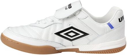 Umbro Heren Speciali Tr Flap Top Volnerfleer Trainers (Wit/Wilteblauw) - maat EU 43 / UK 9