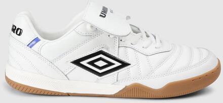 Umbro Heren Speciali Tr Flap Top Volnerfleer Trainers (Wit, Zwart, Royaal Blauw) - maat EU 46 / UK 11