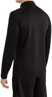 Umbro Heren Sportswear Sweatshirt met Kwart Ritssluiting (Zwart)