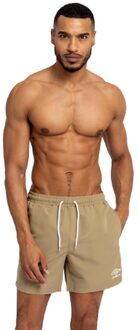 Umbro Heren Taped Swim Shorts (Khaki) - maat Kaki