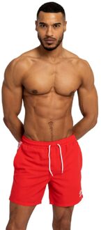 Umbro Heren Taped Swim Shorts (Vermiljoen) Rood - L