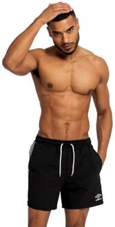 Umbro Heren Taped Swim Shorts (Zwart)