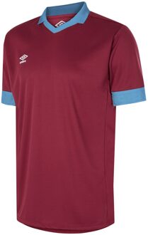 Umbro Heren Tempest Jersey (Nieuw bordeaux/blauw) Veelkleurig