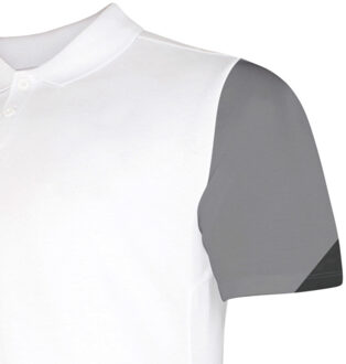 Umbro Heren Total Training Poloshirt (Wit/Titanium/Zwart) - maat M