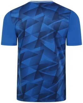 Umbro Heren Triassic Logo Jersey met korte mouwen (Royal Blue/Dark Navy) Blauw Multi