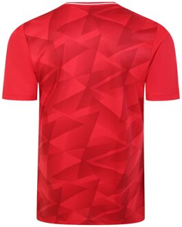 Umbro Heren Triassic Logo Jersey met korte mouwen (Vermiljoen/Jesterrood)