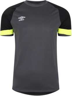 Umbro Heren Umbro Korte Mouwen Doelman Shirt in Zwart Geel - maat L