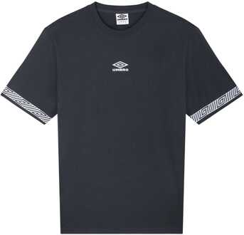 Umbro Heren Umbro Sportstijl Supporters T-Shirt in Blauw-Wit - maat Blauw en wit