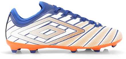 Umbro Heren Umbro Velocita Elixir Club FG Voetbalschoenen in wit oranje - maat EU 43 / UK 9
