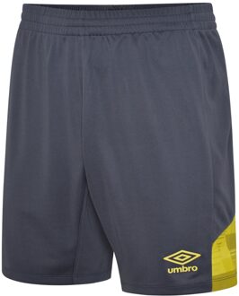 Umbro Heren Vier Shorts (Koolstof/blinkend geel) Veelkleurig - M