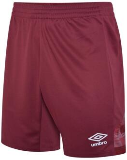 Umbro Heren Vier Shorts (Nieuw Claret) Rood - 2XL