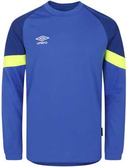 Umbro Jongens Umbro Juniors Lange Mouwen Doelman Shirt in Blauw Geel - 9-10J / 134-140cm