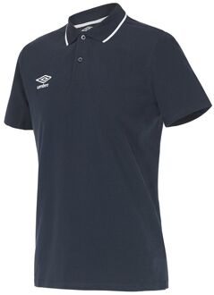 Umbro Korte Mouw Poloshirt Navy Blauw Heren Pique 65703U Y70