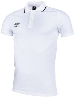 Umbro Korte Mouw Poloshirt Wit Heren Piqué 65703U 13V - S