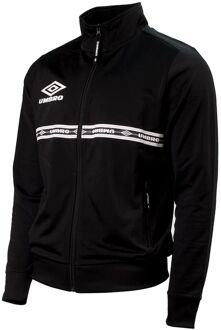 Umbro Lange Mouw Zip Up Zwart Heren Logo Getaped Track Jacket 65805U 060 - maat XL